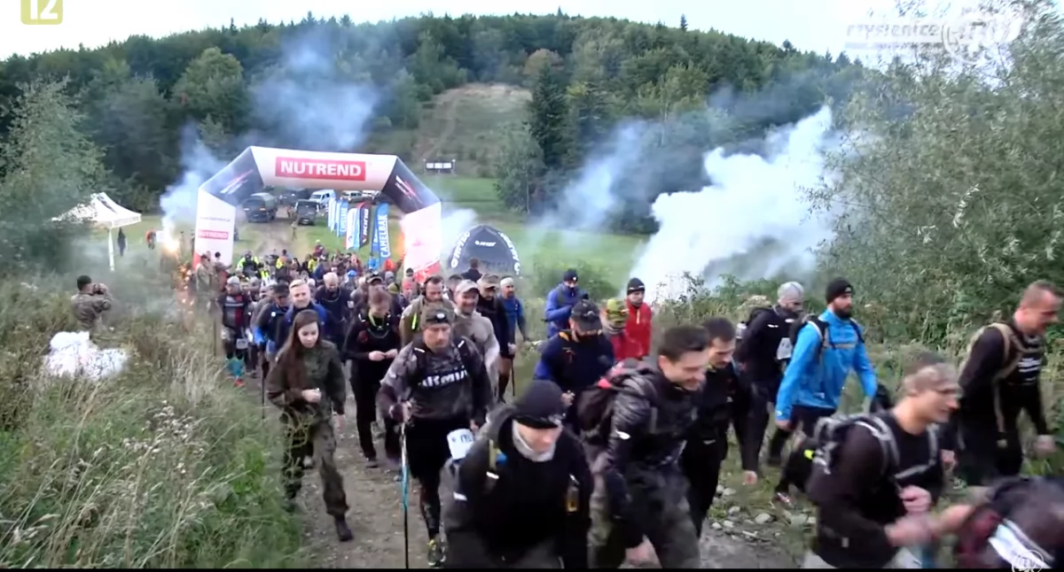 Biegi, Sportowo patriotyczna rywalizacja marsz „Śladami zmierzchu świtu” - zdjęcie, fotografia