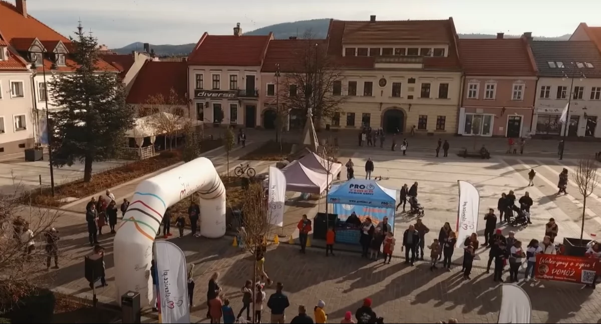 Komunikaty, Myślenice Utrudnienia ruchu związku Biegiem Niepodległości - zdjęcie, fotografia