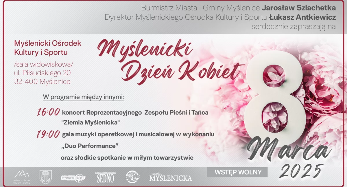 Koncerty, muzyka, Dzień Kobiet Myślenickim Ośrodku Kultury Sportu - zdjęcie, fotografia