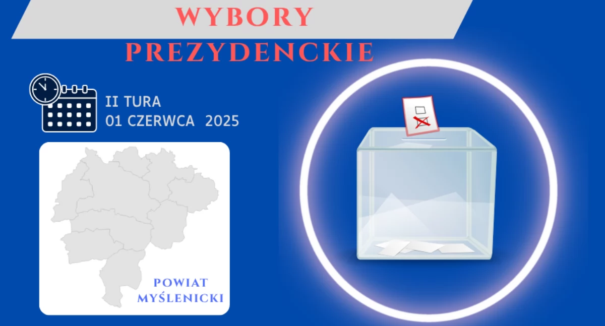 Wybory , Wiemy mieszkańcy powiatu myślenickiego głosowali turze Wyborów Prezydenckich - zdjęcie, fotografia