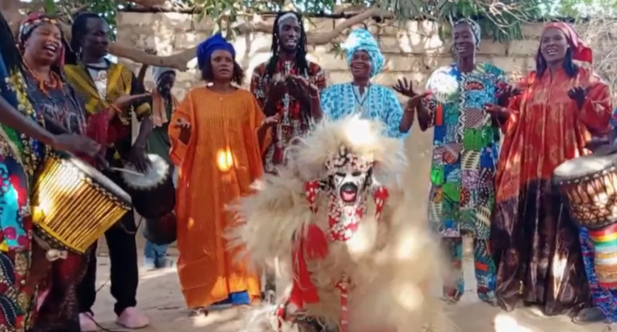 Foto: Międzynarodowe Małopolskie Spotkania z Folklorem/FB- zespół z Senegalu 