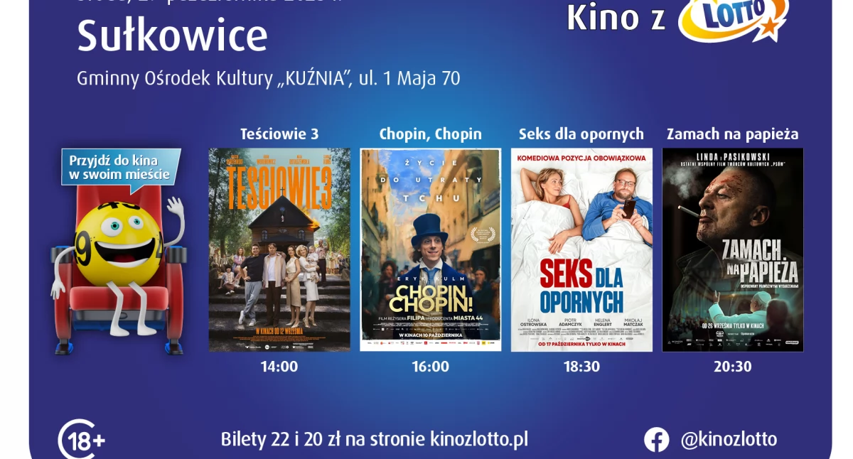Artykuły Sponsorowane, LOTTO ruszyło Polskę! Premierowe seanse akcja społeczna Sułkowicach - zdjęcie, fotografia