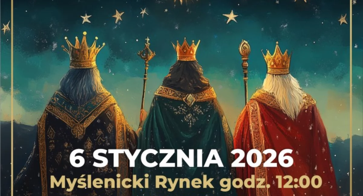 Zaproszenia , Myślenice stycznia tradycyjnie ulicami miasta przejdzie Orszak Trzech Króli - zdjęcie, fotografia