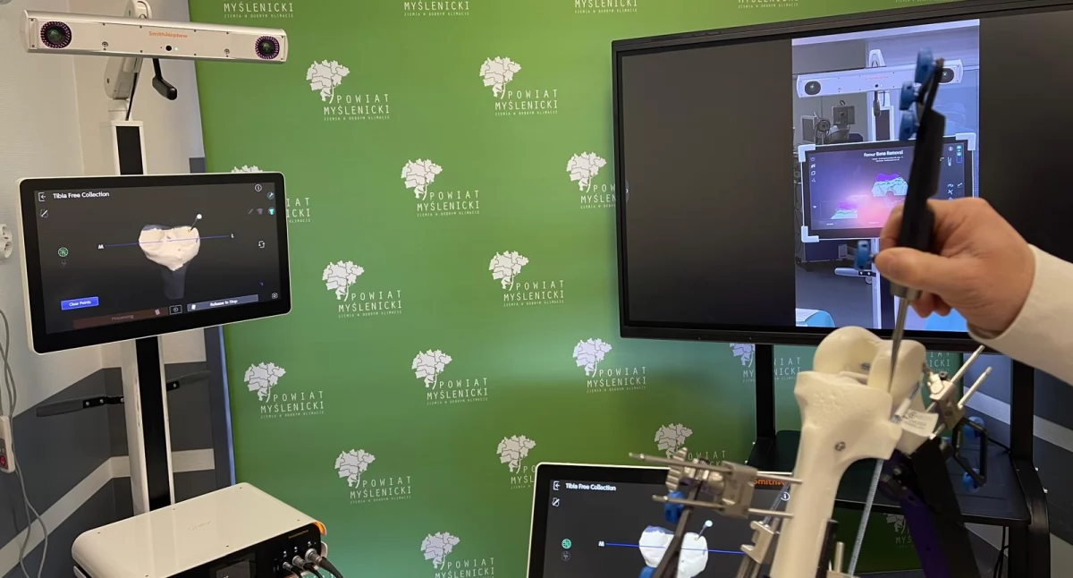 Inwestycje, Nowoczesna ortopedia Myślenicach Szpital powiatowy wdraża robota ortopedycznego [MATERIAŁ VIDEO GALERIA ZDJĘĆ] - zdjęcie, fotografia