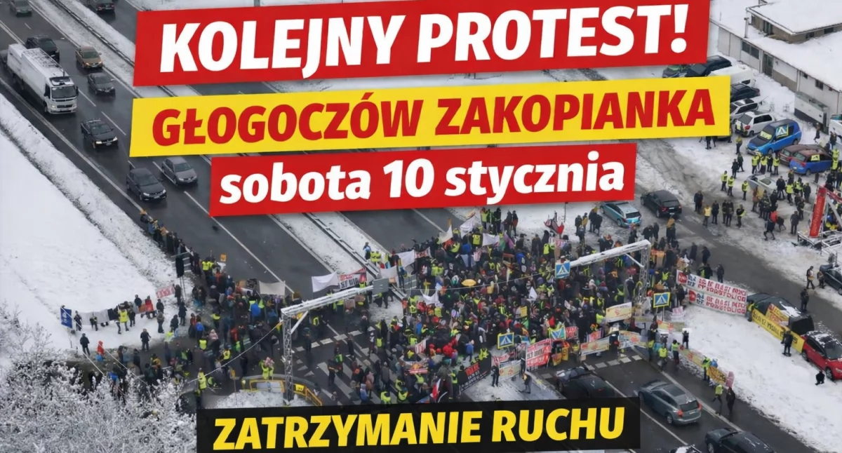 Foto: Myślenice iTV- protest 2025 