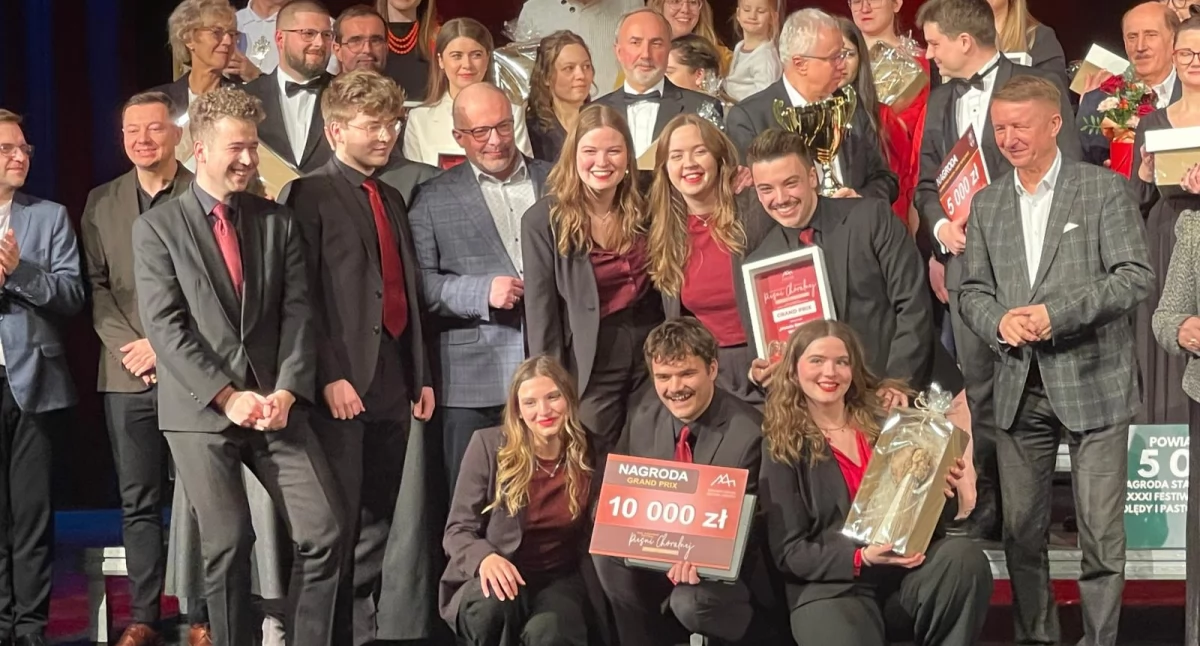 Konkursy plebiscyty, Vistula Ensemble Warszawy Grand Myślenickiego Festiwalu Pieśni Chóralnej Kolędy Pastorałki |2026 - zdjęcie, fotografia