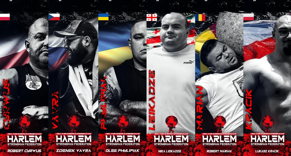 Zaproszenia , Myślenice Siłacze całej Europy Myślenicach! Harlem European Strongman nZarabiu! - zdjęcie, fotografia