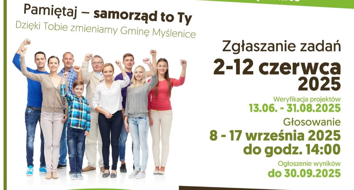 Mieszkańcy , Dziewiąta edycja Budżetu Obywatelskiego Gminy Myślenice mieszkańcy znów zdecydują swojej okolicy - zdjęcie, fotografia