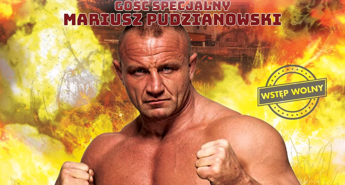 Zaproszenia , pierwszy Dobczycach Międzynarodowy Puchar Polski Strongman Gość specjalny Mariusz Pudzianowski - zdjęcie, fotografia