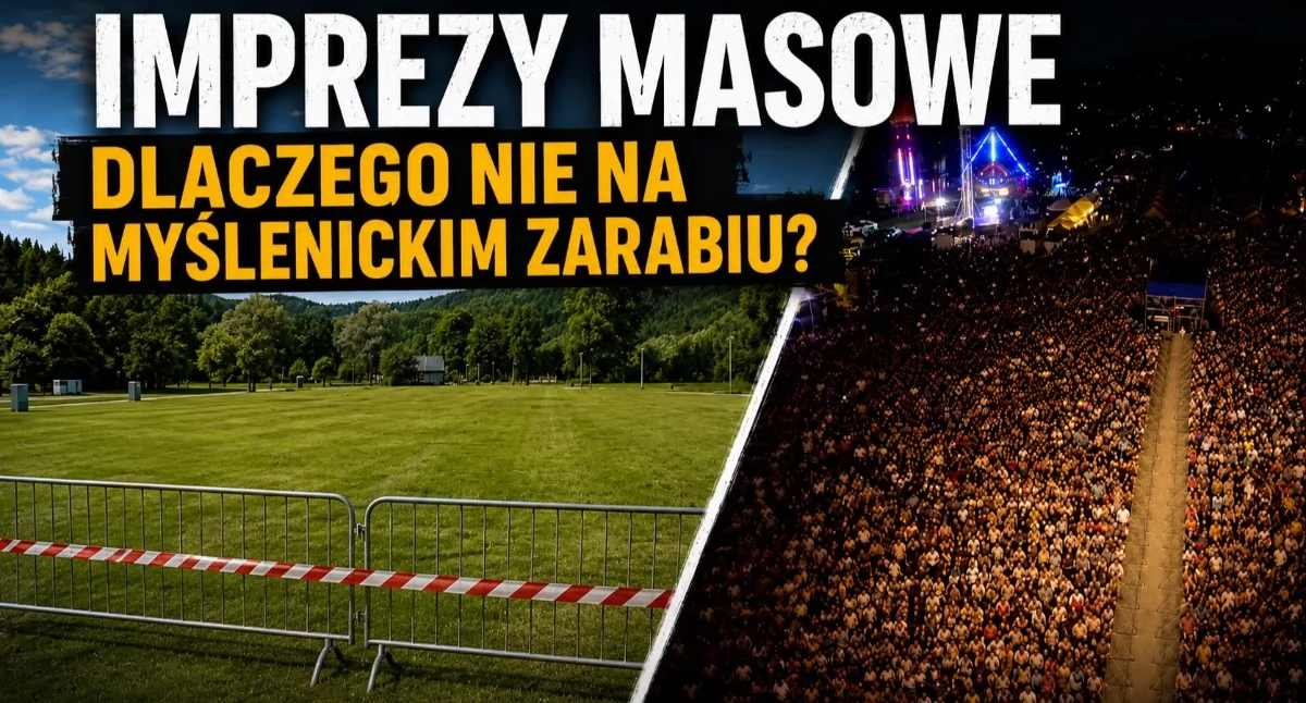 Komunikaty, Imprezy masowe dlaczego myślenickim Zarabiu - zdjęcie, fotografia