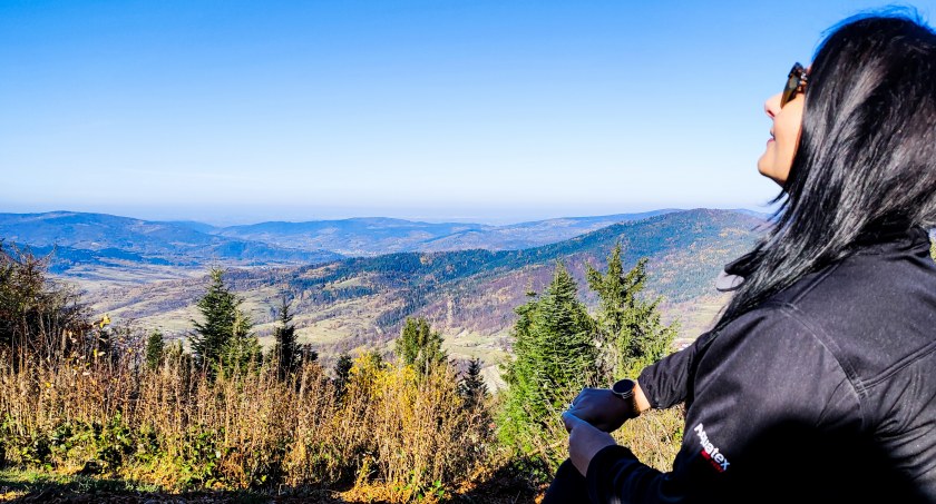 Widok ze Schroniska PTTK na Luboniu Wielkim 