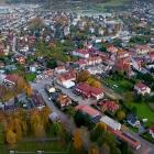 Dobczyce z lotu ptaka