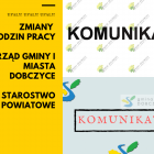zmiany godzin pracy urząd gminy dobczyce starostwo powiatowe