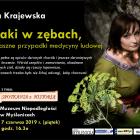 plakat Muzeum - wykład M. Krajewska 7.06.2019