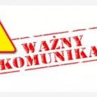 WAŻNY KOMUNIKAT GRAFIKA