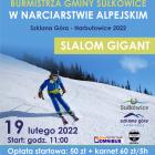 zawody narciarskie o puchar burmistrza_PLAKAT