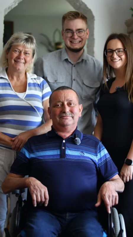 Trzeba być dobrej myśli, nie można się załamywać- mówi pan Stanisław, podopieczny Hospicjum Domowego Królowej Apostołów w Wiśniowej