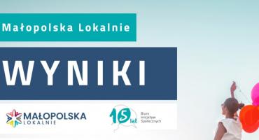 Znamy wyniki tegorocznej edycji konkursu grantowego Małopolska Lokalnie