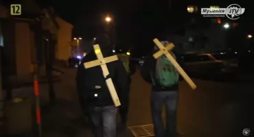 Z Archiwum iTV #9 - Pątnicy przeszli z Myślenic do Kalwarii Zebrzydowskiej EDK 2016