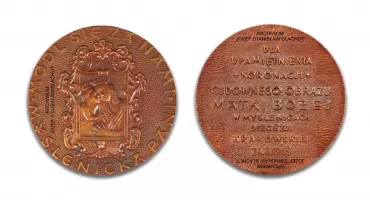 Perły Myślenic. Pamiątka koronacji obrazu Matki Bożej Myślenickiej z 1969 roku