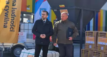 Wiśniowa. Sprzęt z programu obrony cywilnej i ochrony ludność oficjalnie zaprezentowany i przekazany 