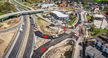 Zakopianka Myślenice-  zmiana organizacji ruchu i prace budowlane 20 i 21 maja 