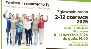 Dziewiąta edycja Budżetu Obywatelskiego Gminy Myślenice – mieszkańcy znów zdecydują o swojej okolicy