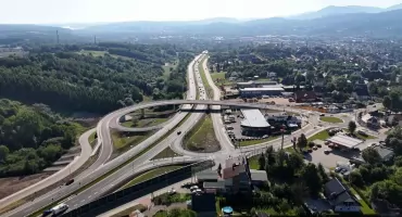 Nowy węzeł na zakopiance w Myślenicach został oficjalnie otwarty ! 
