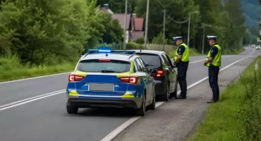 Nietrzeźwy kierujący zatrzymany w Borzęcie. Miał 1,3 promila i nie posiadał uprawnień