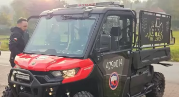 Nowy pojazd w taborze OSP GPR Myślenice- pojazd UTV ma pomóc w działaniach poszukiwawczo-ratowniczych