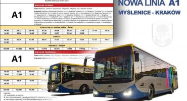 Od nowego roku ruszą dodatkowe połączenia autobusowe relacji Kraków-Myślenice