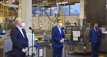 Firmę Maspex odwiedził Premier Mateusz Morawiecki