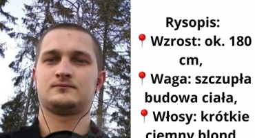 Uwaga! Zaginął Krystian Pieronkiewicz z Harbutowic